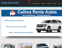 Tablet Screenshot of colimarentaautos.com